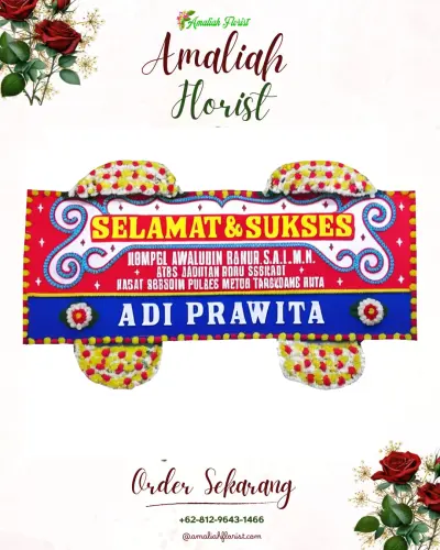 Karangan Bunga Ucapan Selamat di Kalijambe